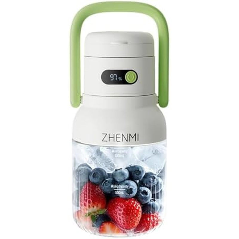 Liquidificador Portátil, Liquidificador Pessoal, Adequado para Fazer Smoothies &amp;     Copo Misturador, Sem Fio, 33 On