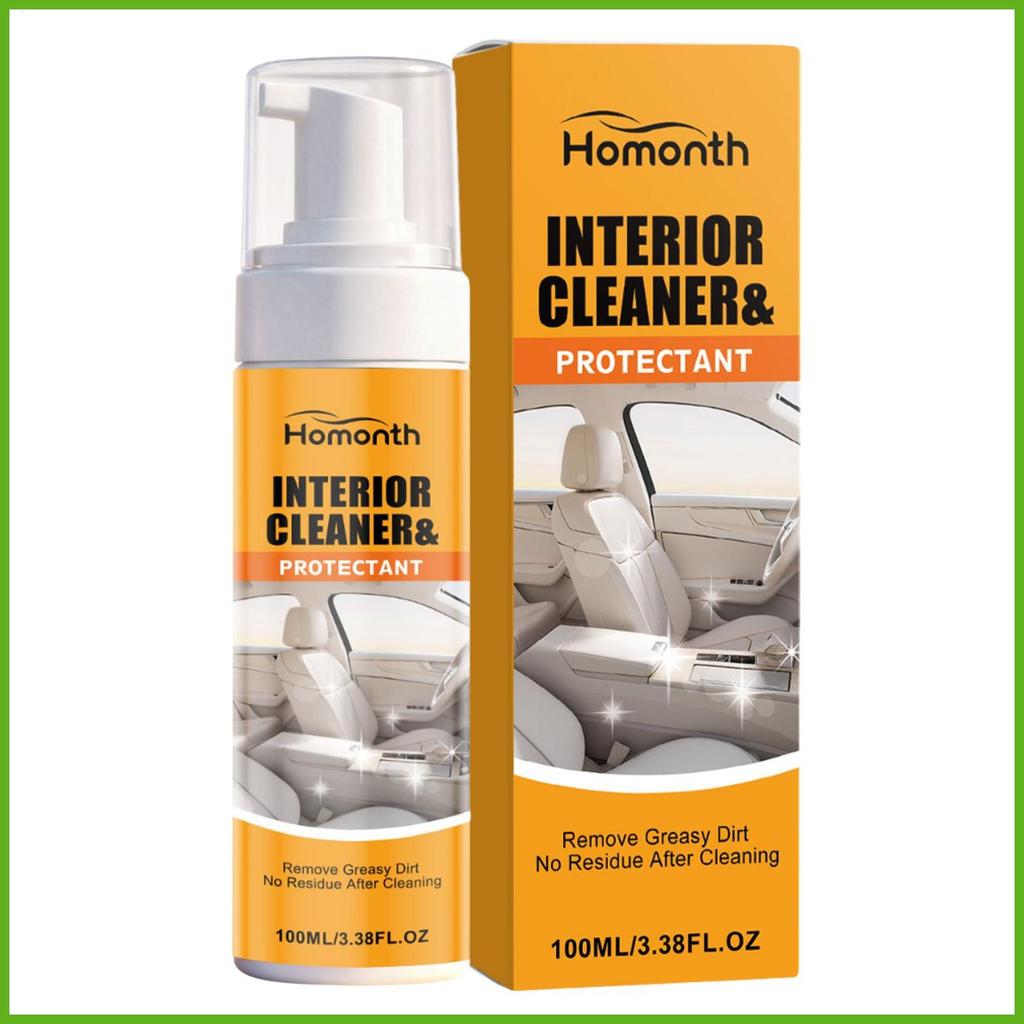 Limpador De Painel Para Interior Do Carro , 100ml , Longa Duração , Detalhamento De Veículos , Limpeza , Spray cupionbr