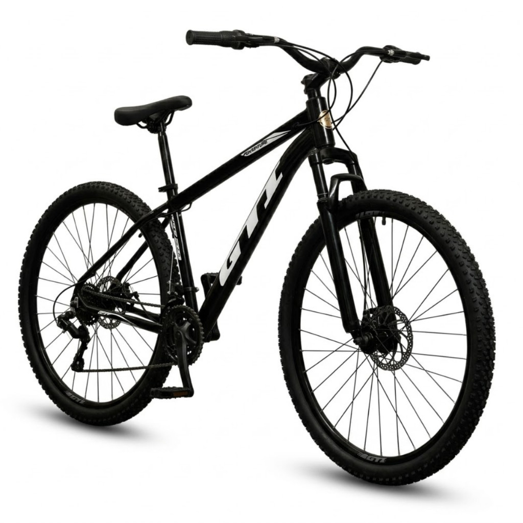 Bicicleta Aro 29 Modelo GTI Roma 21V Marchas Alumínio Freio Disco Suspensão MTB Cabeamento Interno em Oferta na Shopee