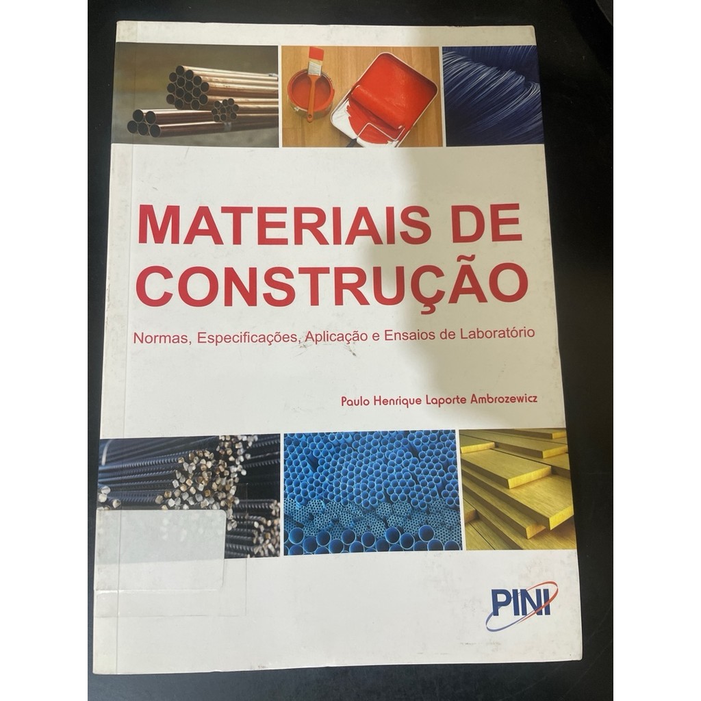 LIVRO MATERIAIS DE CONSTRUÇÃO - PAULO HENRIQUE LAPORTE AMBROZEWIC