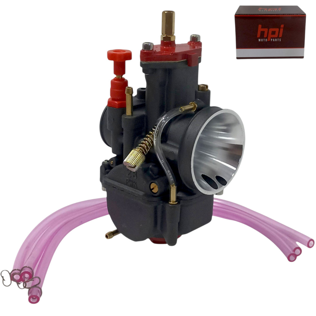 Carburador 28mm Preto Modelo Koso PWK Keihin Powerjet Biz 100 Cg 125 1977 a 2015 Rd 135 1982 a 2000