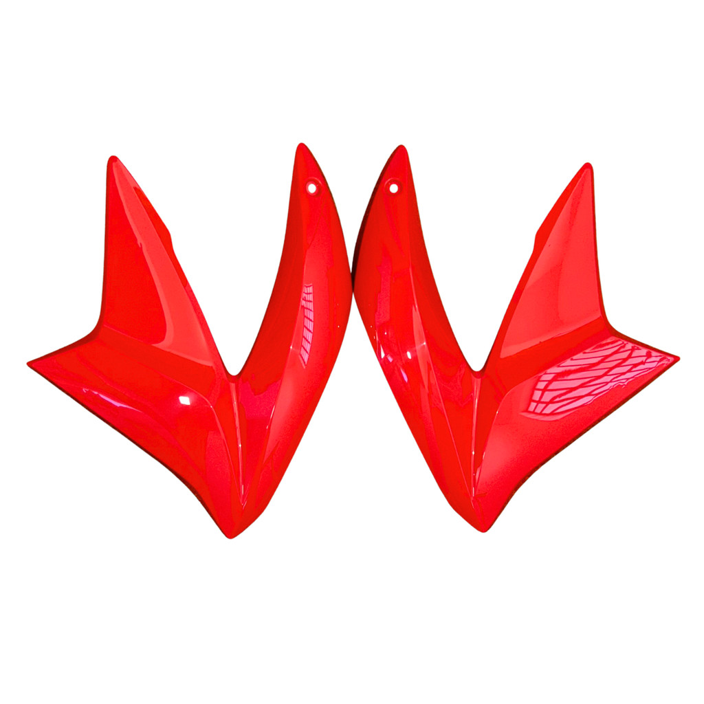 Aba de Tanque Par Nxr 150 Bros 2013/14 Vermelho Fighting Inj