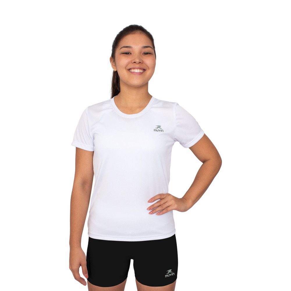 Camiseta Color Dry Workout Muvin - Feminino – Leve, Confortável e Respirável