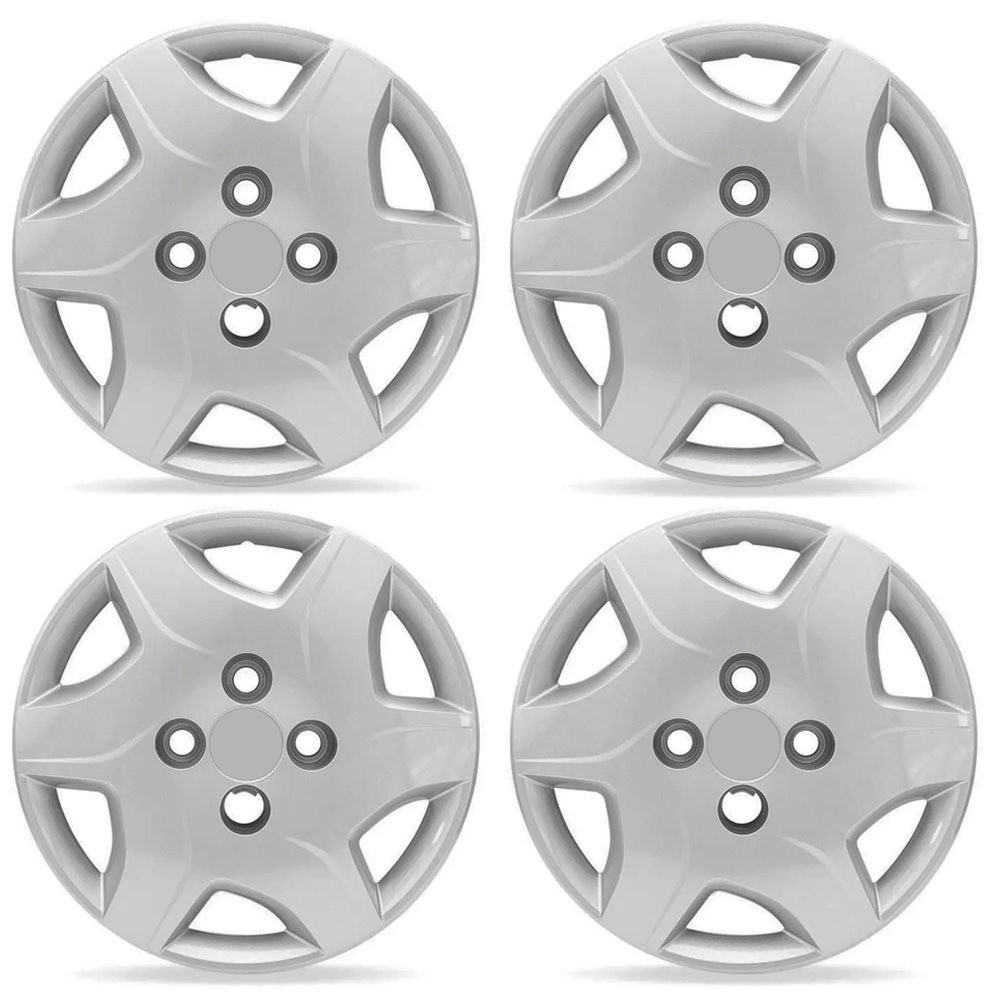 Kit 4 Calota Aro 13 Celta 2007 08 09 10 11 12 2013 Corsa Prisma