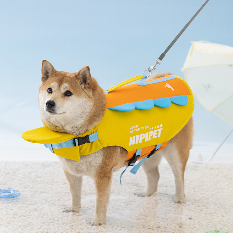 Pet Filhote de Cachorro Gatinho Colete Salva-vidas Maiô Super Flutuabilidade