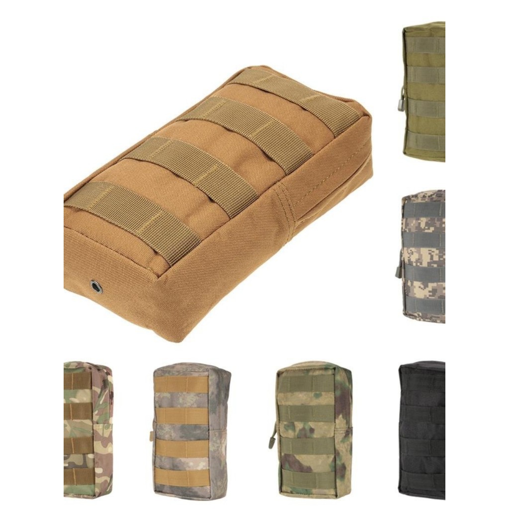 EDC bolsa de cintura tática ao ar livre, bolsa de emergência para esportes ao ar livre, bolsa MOLLE para armazenamento d