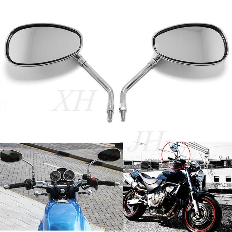 Acessórios universais para motocicletas, galvanoplastia, diamante, leopardo, espelho retrovisor, refletor adequado para 