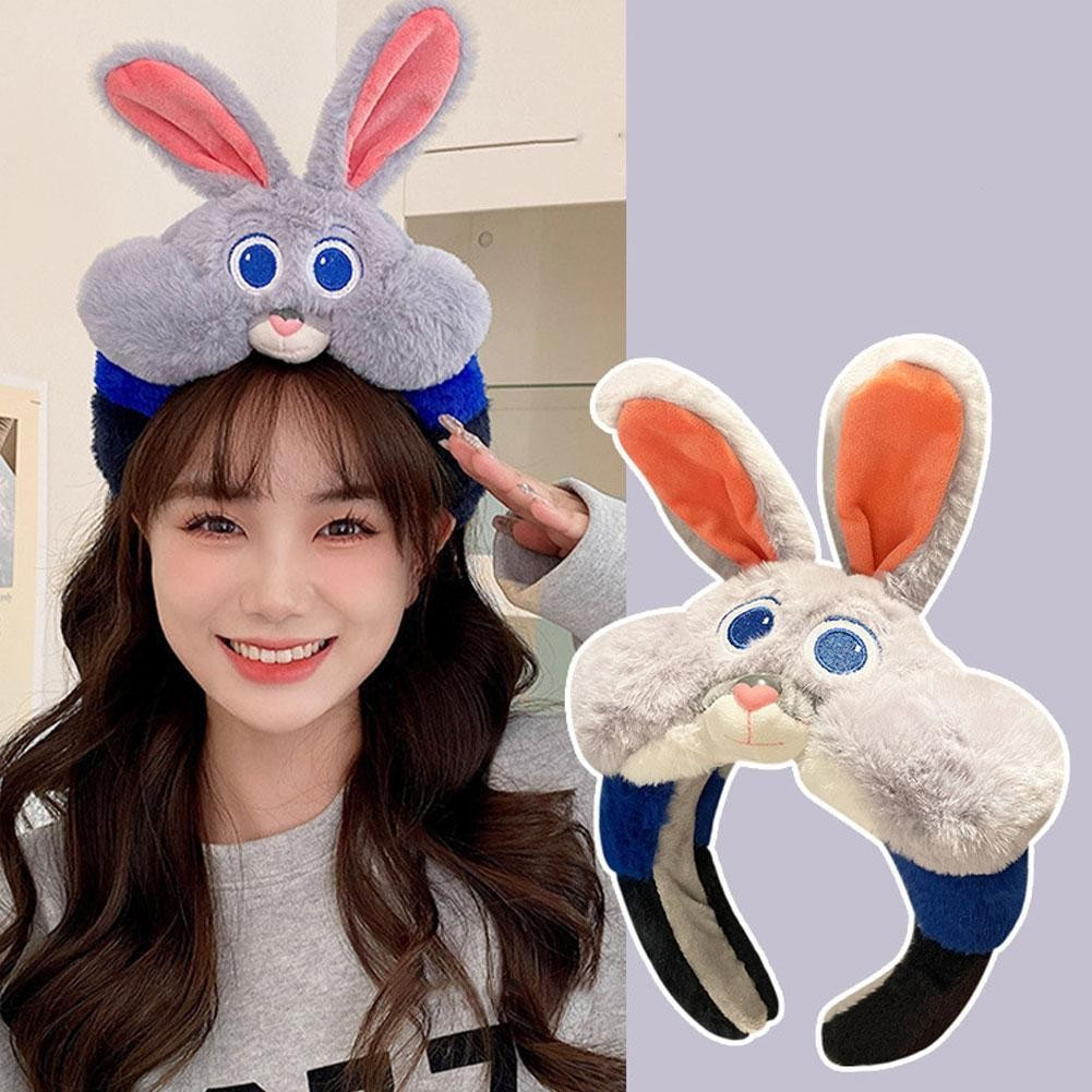 Rosto Dos Desenhos Animados Lavagem Bandana Cabelo Hoop Bonito Doce Deslizamento Menina Anti Coração Acessórios Moda C2e