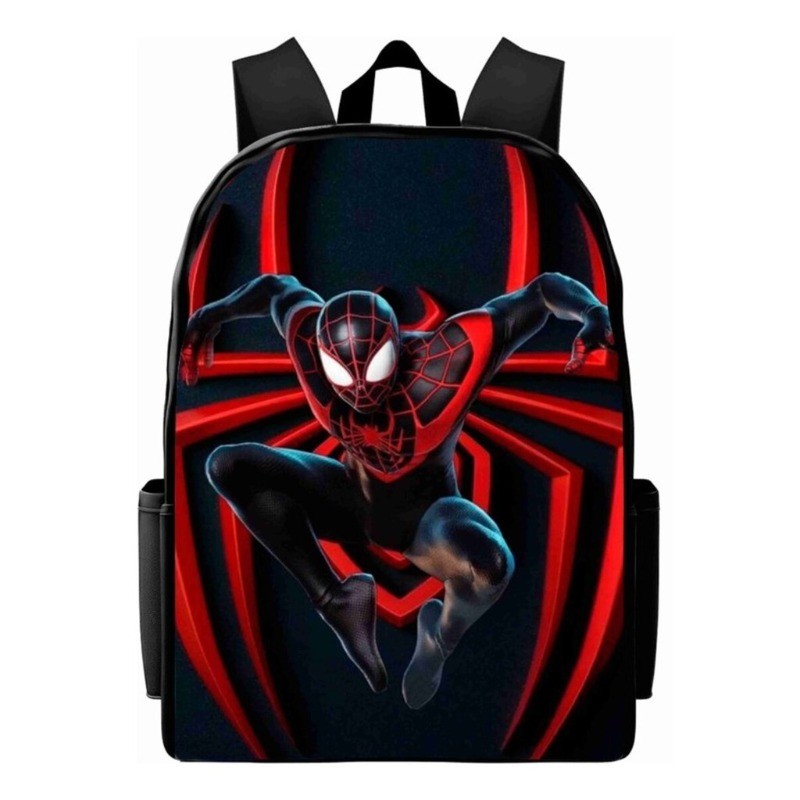 Mochila Homem Aranha Miles Morales volta as aulas Infantil Escola em Oferta na Shopee