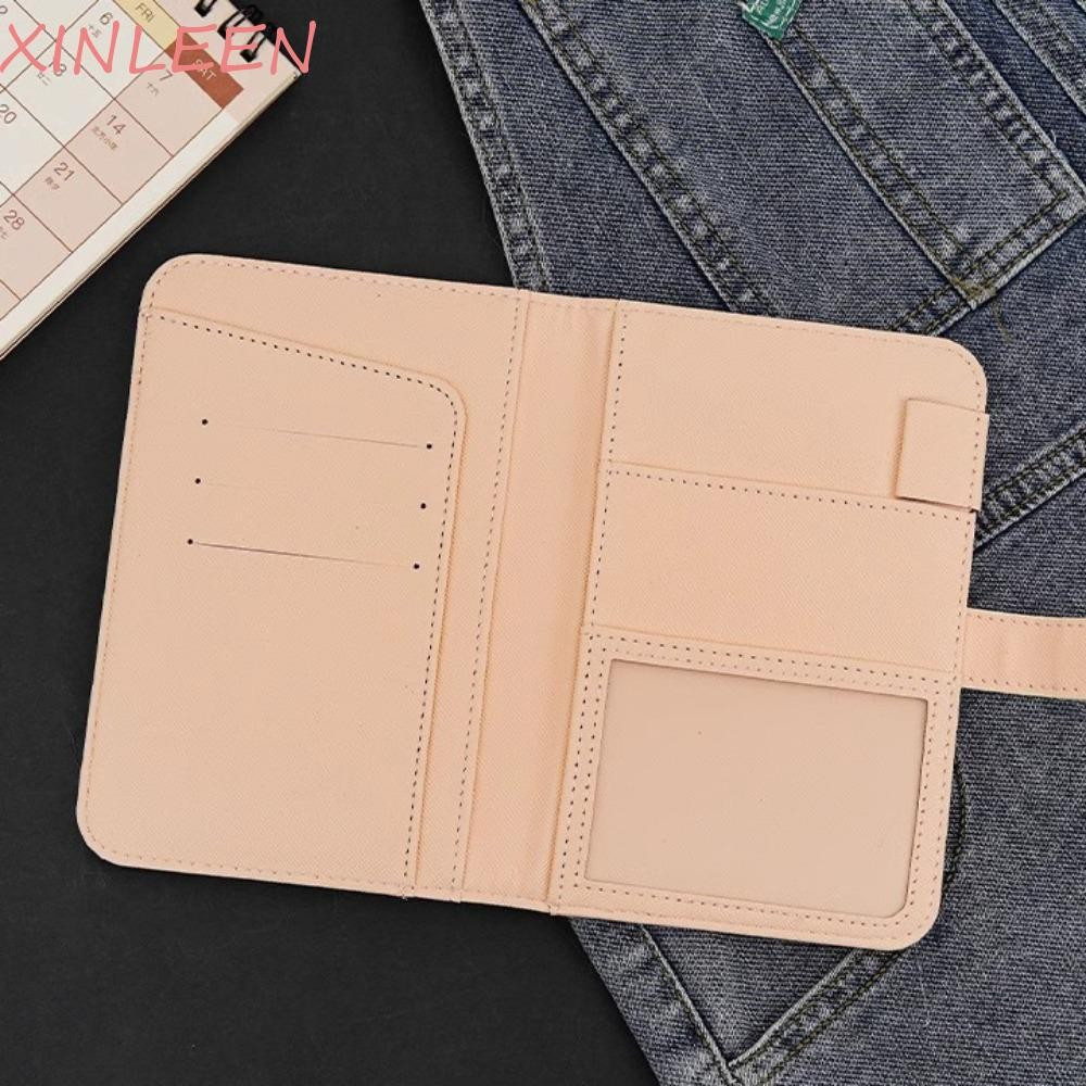 Capa Para Passaporte De Cachorro XINLEEN Com Compartimentos Cartão , À Prova D'água , Bolsa Couro De Gato , Check-in De