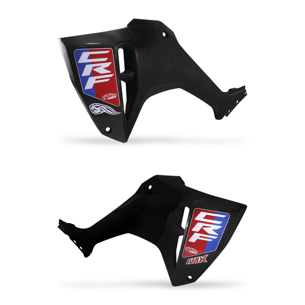Aletas Asas Laterais Amx Honda Crf 300f 2025 Resistente Proteção