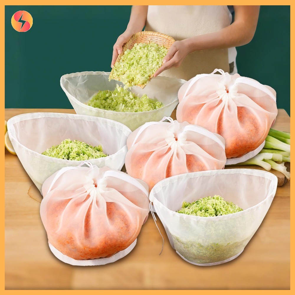 Saco De Pano De Queijo Leite De Porca Sacos De Coagem Reutilizáveis Para Bolinho Soja Vegetal Enchimento Suco De Aipo De