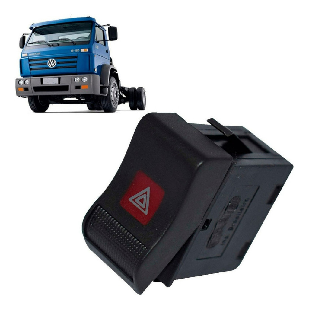Botão Interruptor Pisca Alerta 12v Volkswagen - 2rd953235