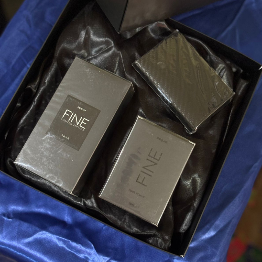 Kit Presente 3em1 Perfume Masculino M09 100ml/15ml Carteira