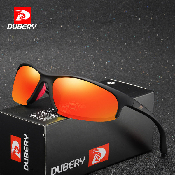oculos de sol masculino DUBERY185 Óculos de sol polarizados para ciclismo esportivo, armação grande, óculos de sol mascu