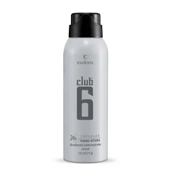Eudora Desodorante Antitranspirante Aerossol Club 6 125ml