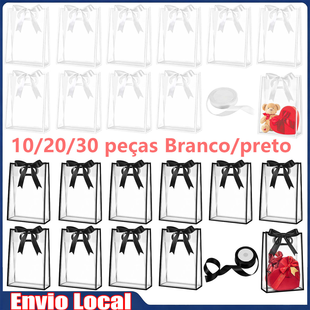10/20/30 saco de Presente, Saco De Presente Do Dia Dos Namorados, saco de presente transparente