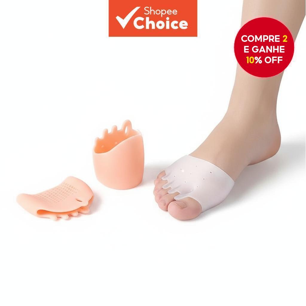 2PCS Palmilhas Ultra Macias com Design de Favo de Mel | Almofadas Separadoras de Dedo Antiderrapantes para Alívio de