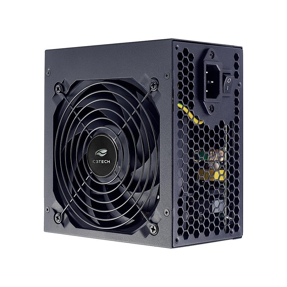 FONTE ATX 600W REAIS 80PLUS BRONZE PS-G600B S/CABO C3 TECH