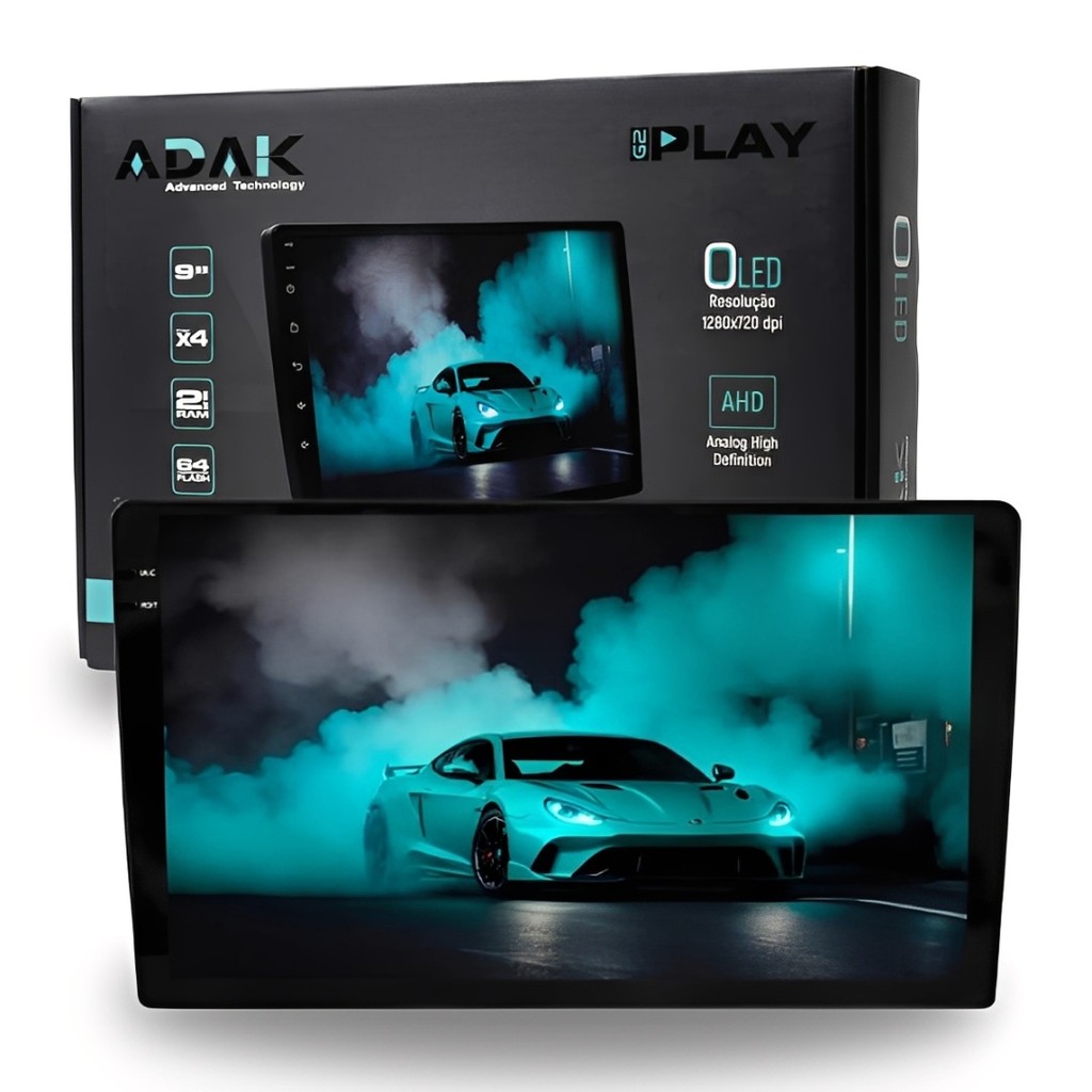 MULTIMIDIA  ADAK 9 POLEGADA  2RAM 64GB  ANDROID QLED em Oferta na Shopee