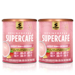 Kit 02 Supercafé Chocolate Branco com Morango