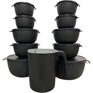 Kit Bowl Potes Plásticos Redondo 10 peças + 1 Jarra OU 3 Peças em Oferta na Shopee