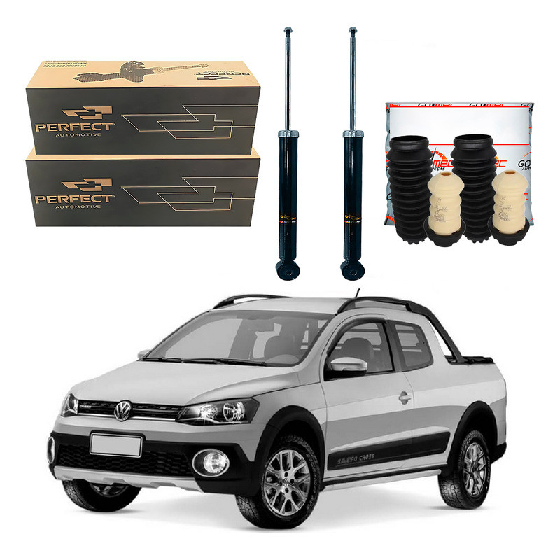 Kit Amortecedor Traseiro Saveiro Cross G6 1.6 2014 A 2017 em Oferta na Shopee