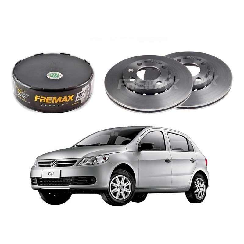Disco Freio Dianteiro Gol G5 1.0 Aro 13 2009 A 2014
