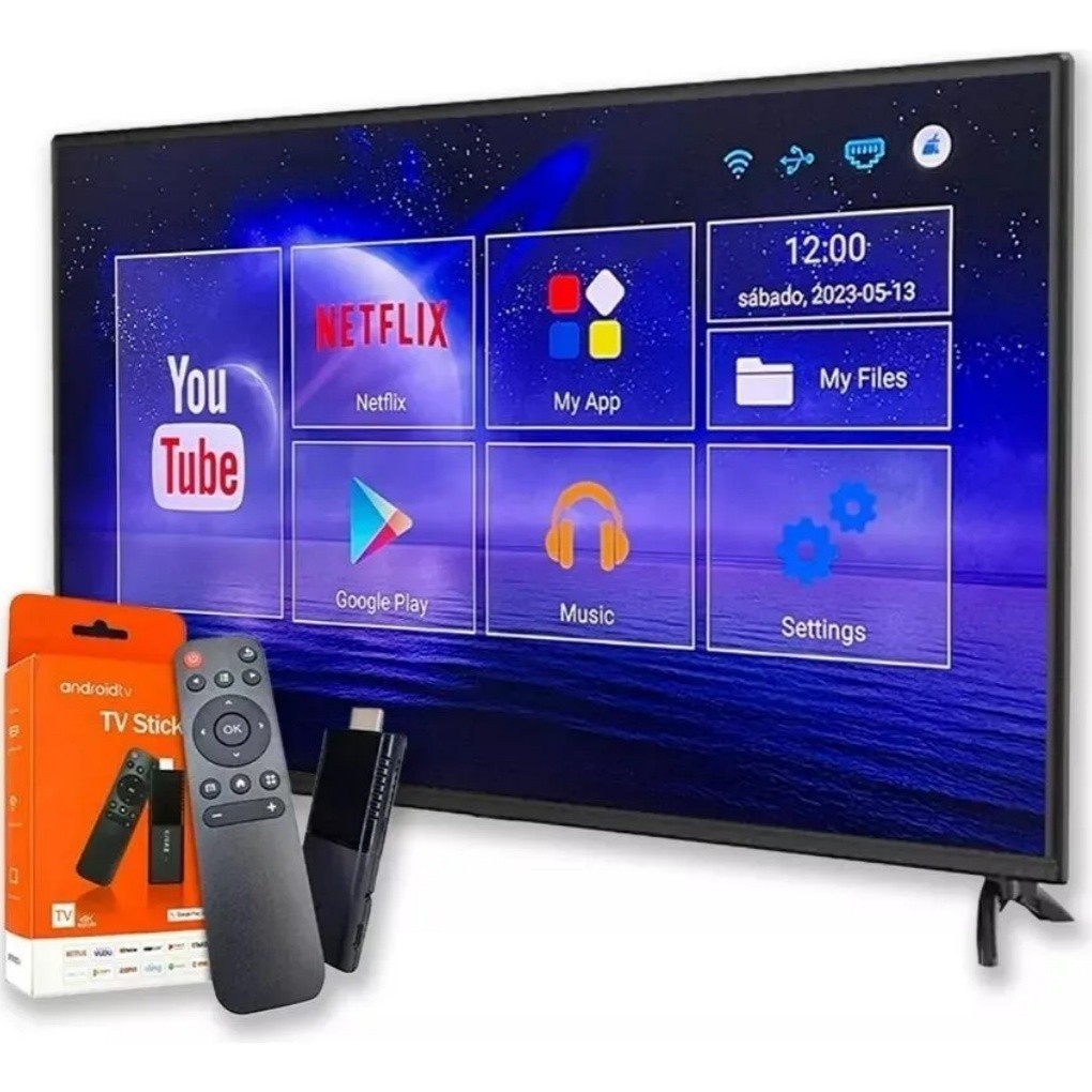 Imagem TV Stick Android 13.1 4K Ultra HD Dolby Digital – Transforme Sua TV em Smart com Wi-Fi 