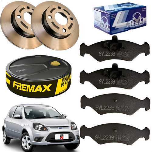 Discos E Pastilhas Ford Ká 1.0 2009 2010 2011 2012 2013