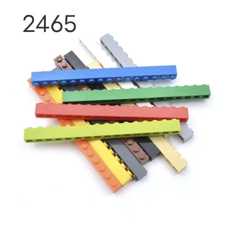 1x16 Blocos de Construção de Partículas Pequenas Modelo Básico Compatível com Acessórios MOC 2465