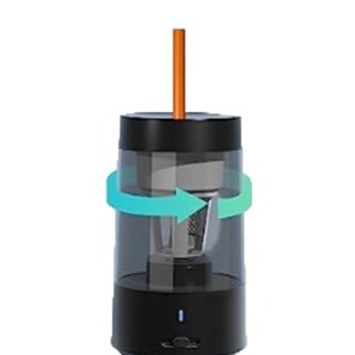 Afiador De Lápis Apontador Elétrico Resistente Recarregável Portátil - Tomate  MAT-A03 em Oferta na Shopee