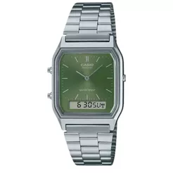 RELÓGIO CASIO VINTAGE VERDE MUSGO AQ-230-A-3AMQYDF