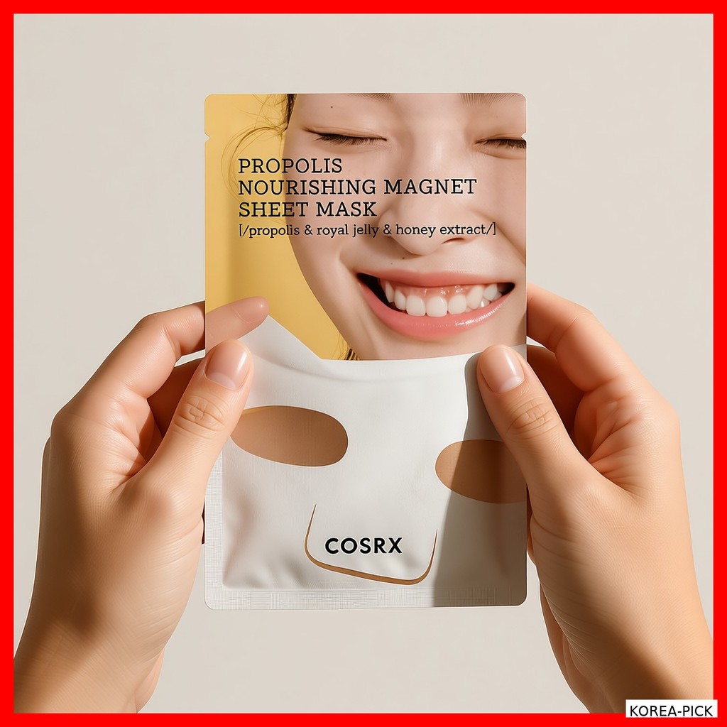 [Cosrx] Máscara De Folha De Ímã Nutritivo De Própolis FULL FIT 1ea 25g/Coreana/Infusão/100 % Autêntica Da KOR