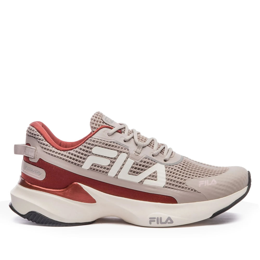 Tênis Feminino Fila Recovery Float Energized Bordo/Cinza