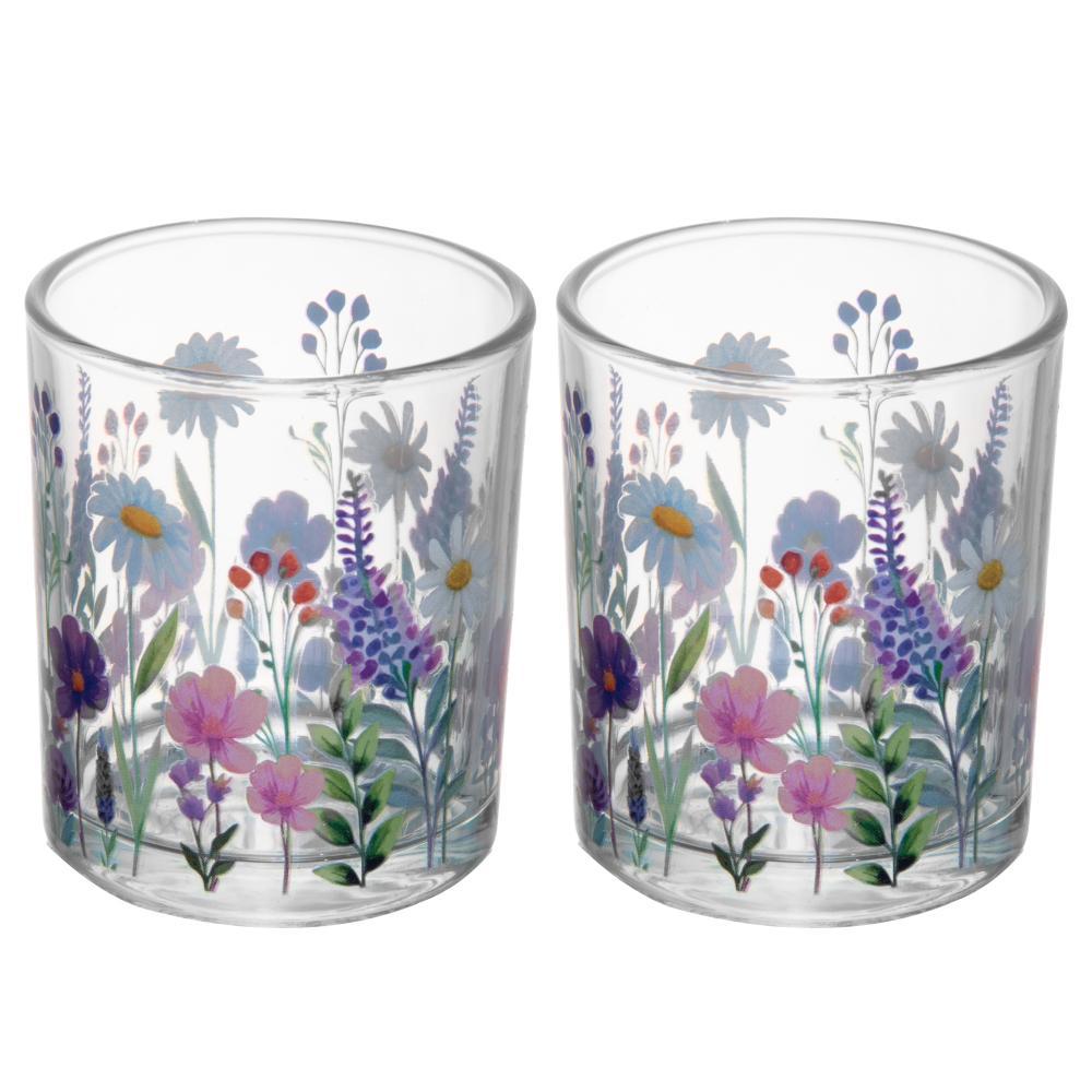 Conjunto 2 Porta Velas Wolff Aroma de Jardim 7cm x 6cm Vidro em Oferta na Shopee