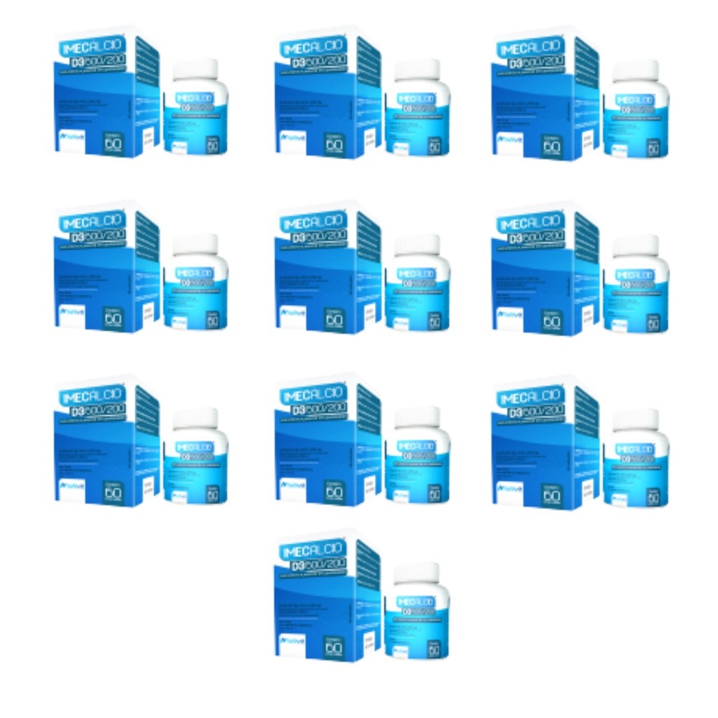 Kit c/10 Imecalcio 500/200 D3 c/60 cpr - Nutivit