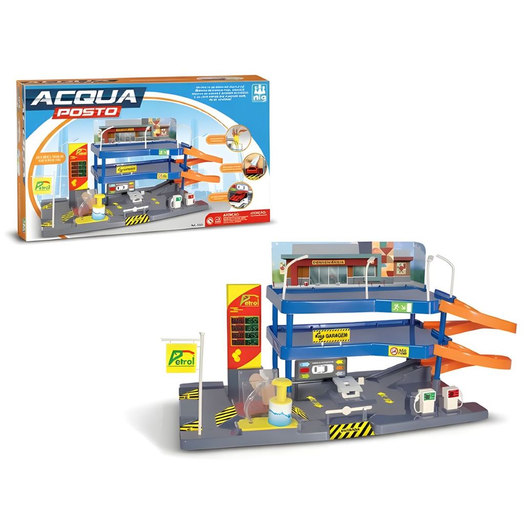 Brinquedo Posto Lava Rápido Acqua Posto Infantil 0325 - Nig Brinquedos