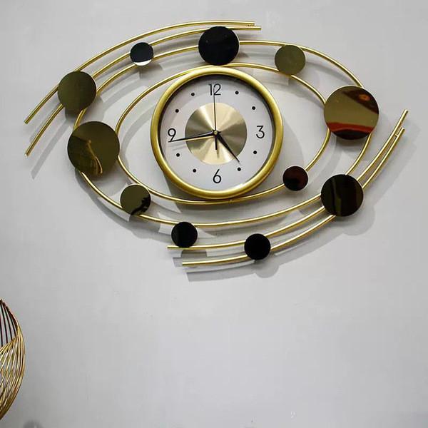 relogio de parede relogio de parede grande relogio de parede cozinha Relógio de parede de ferro High-End planeta pista m