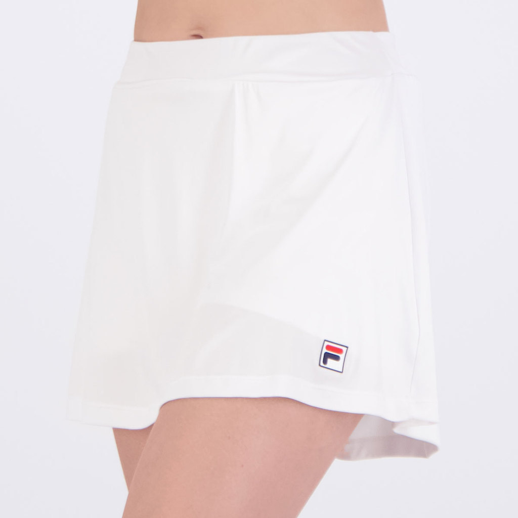 Shorts Saia Fila Tennis Basic Feminina Branco