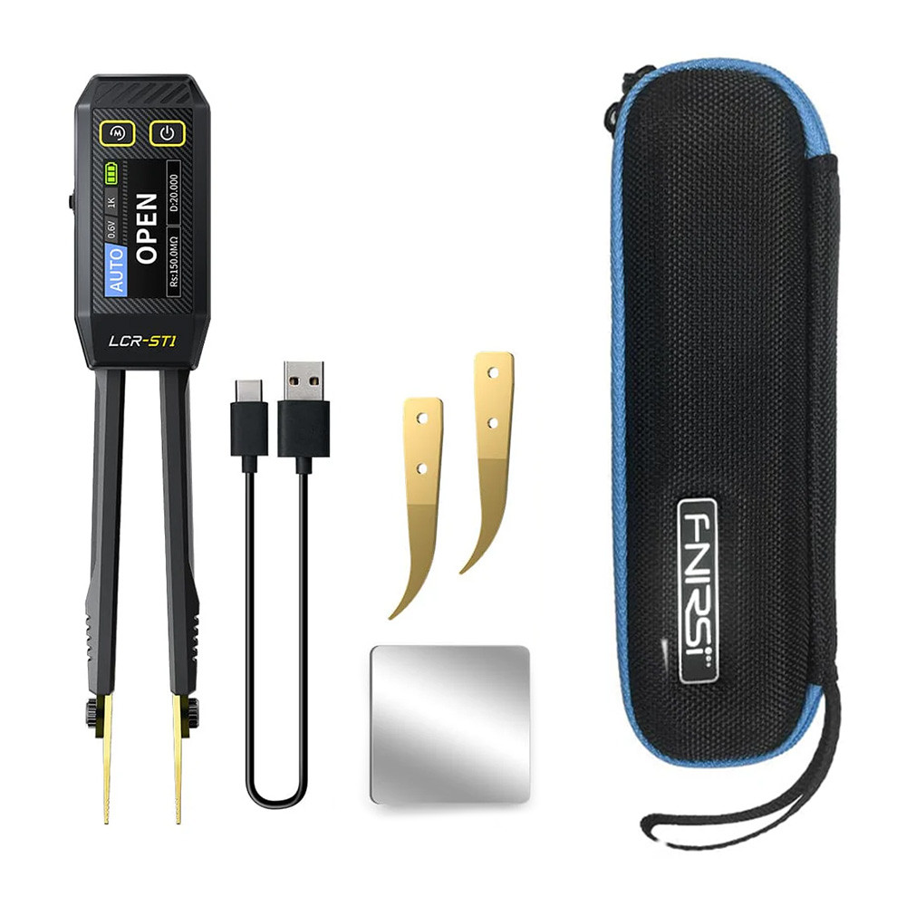 Pinça Medidora para Resistência Capacitância e Indutância FNIRSI LCR-ST1 em Oferta na Shopee