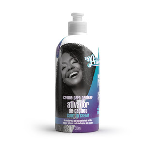 Creme para Pentear Curly On Cream Soul Power - Ativa os Cachos, dá Brilho e Define - 500ml em Oferta na Shopee