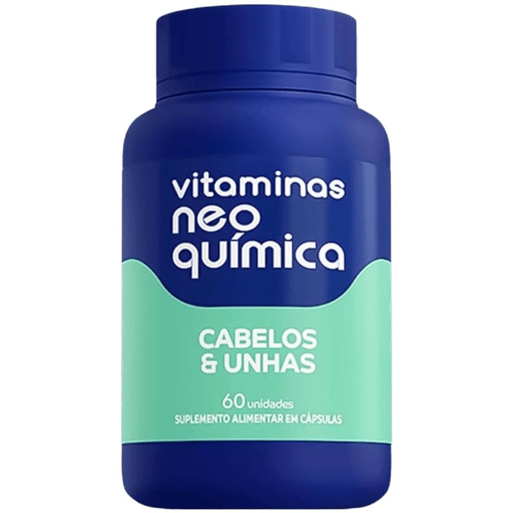 Vitamina Cabelo e Unhas Neo Química 60 Cápsulas