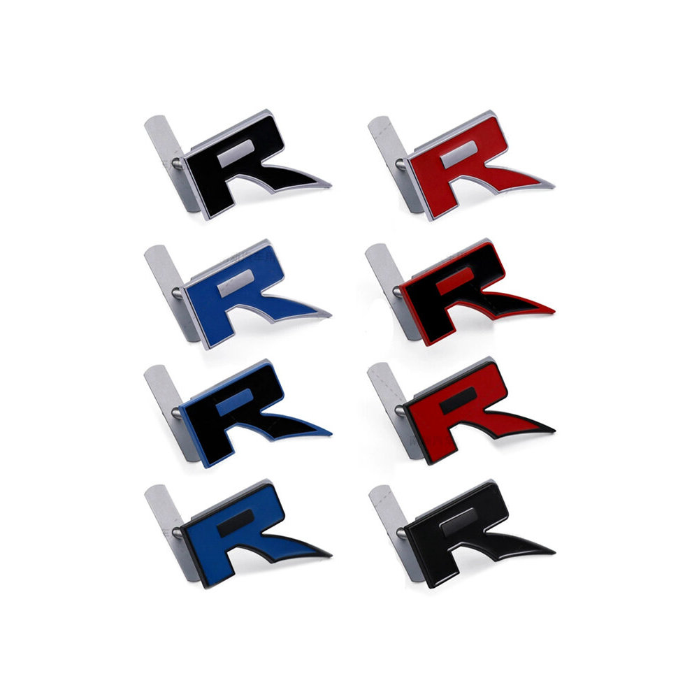 Emblema Da Grade Dianteira Do Logotipo R Para FORD F150 RAPTOR SVT De metal 3D Com Modificação De Parafusos