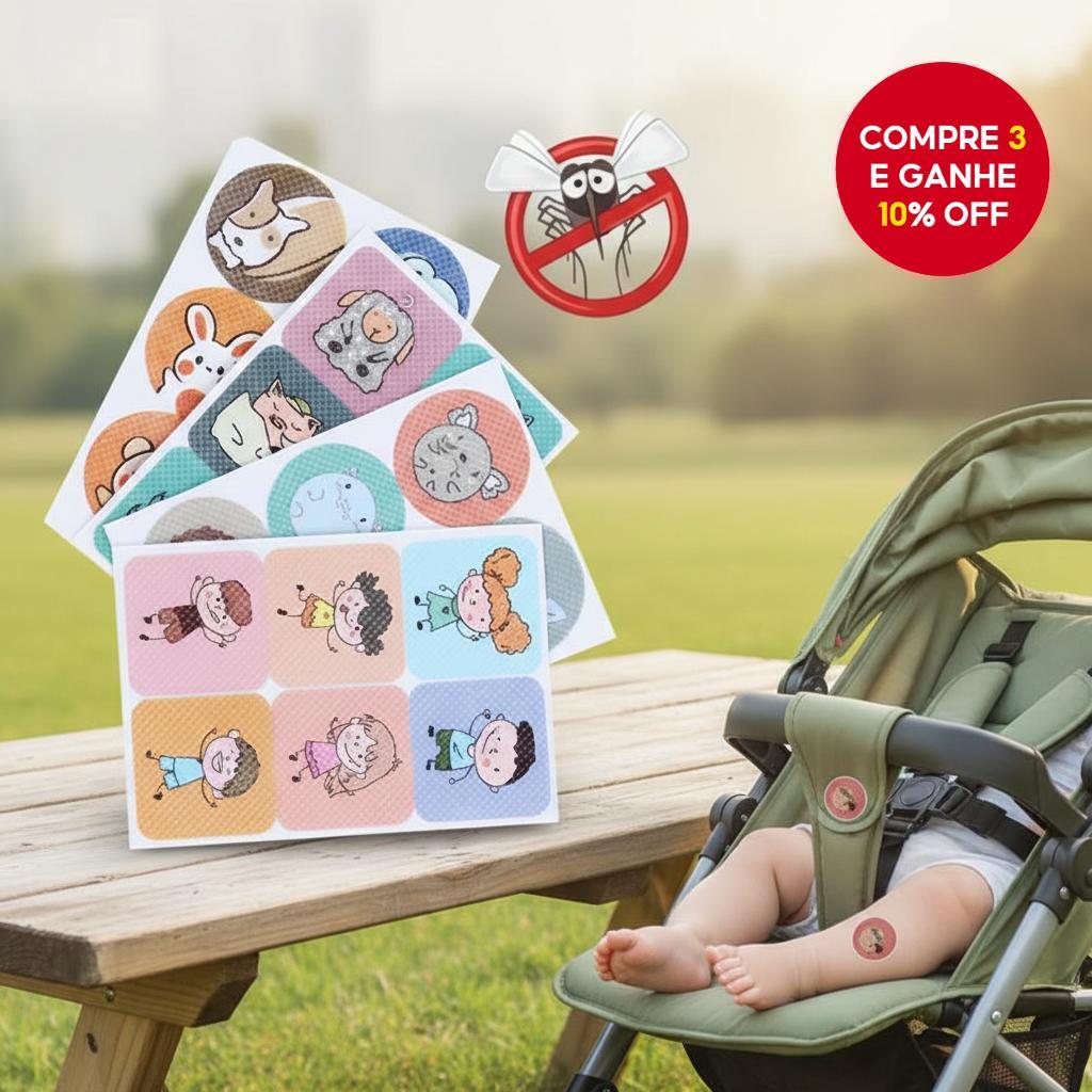 480 peças de adesivos anti-mosquito, adesivos não tóxicos para insetos com desenhos animados divertidos, essencial para em Oferta na Shopee