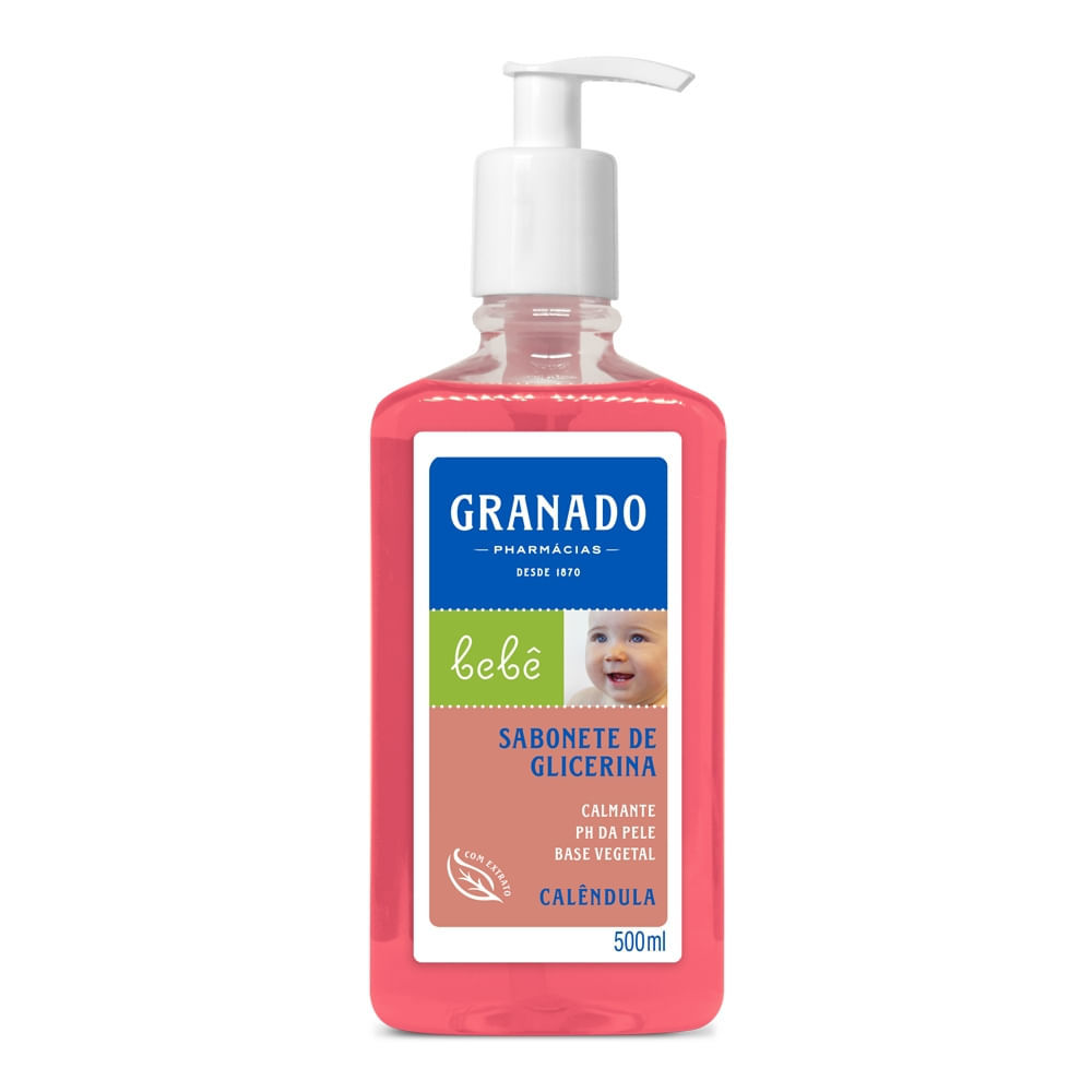 Sabonete Líquido Infantil Glicerina Granado Calêndula 500ml em Oferta na Shopee