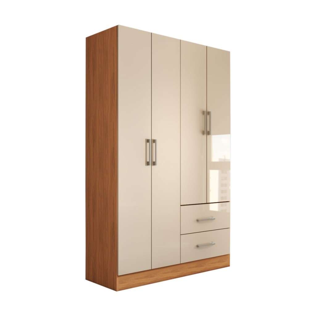 Guarda-Roupa Solteiro Vittorio 4 Portas 2 Gavetas - Panorama Móveis · foto 2