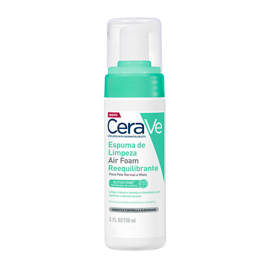 Espuma de Limpeza Air Foam Reequilibrante Cerave 150ml
