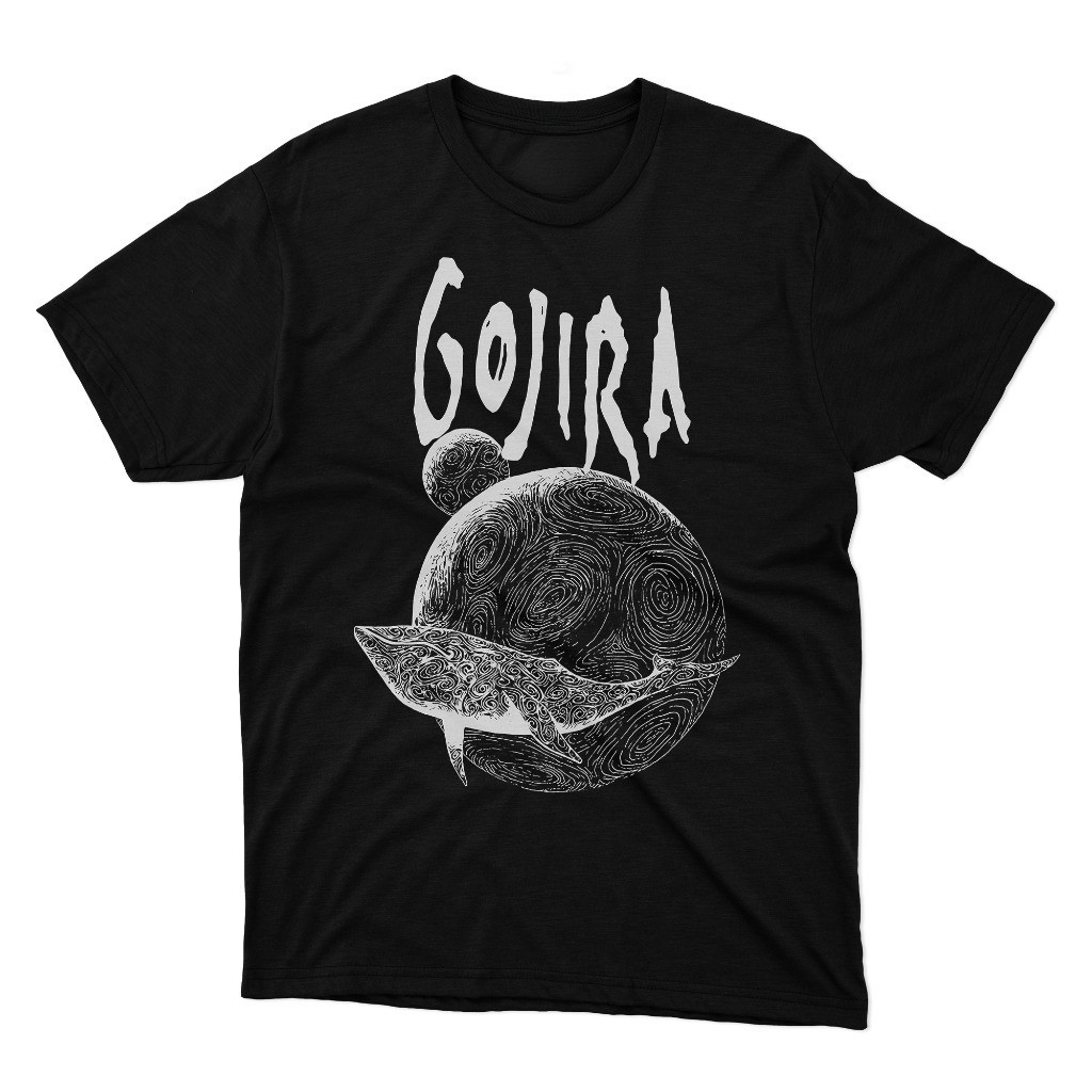 [Camiseta Premium em Algodão Puro]VU Camiseta Gojira From Mars to Sirius 100% Algodão