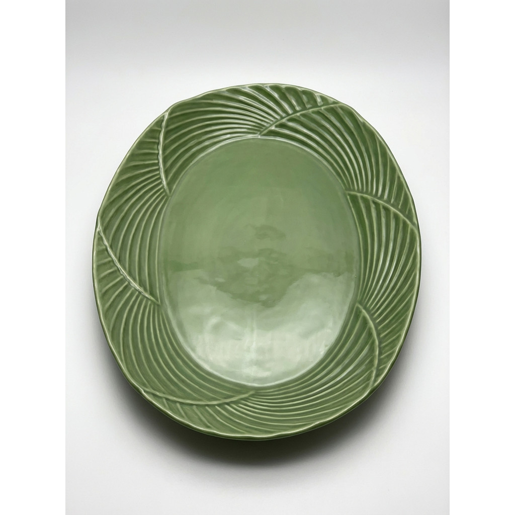 Travessa Funda Grande Colonia Verde Cristina 2ª Linha Cerâmica Scalla